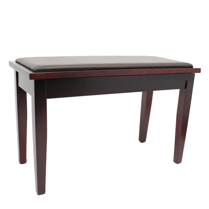 ACE 20 2C SM Fixed Height Piano Bench - Satin Mahogany