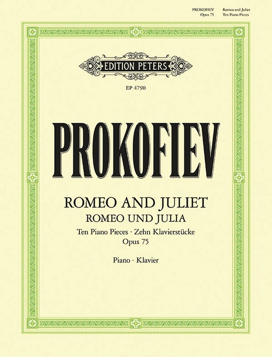 Romeo and Juliet: Ten Piano Pieces Op. 75 - Prokofiev - Piano - Book