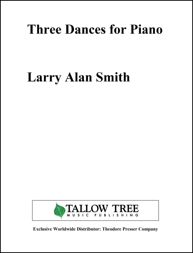 Three Dances for Piano - Smith - Piano - Book