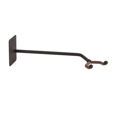 String Swing - 65 Degree Left Facing Fixed Angle Ukulele Hanger - Flat Wall