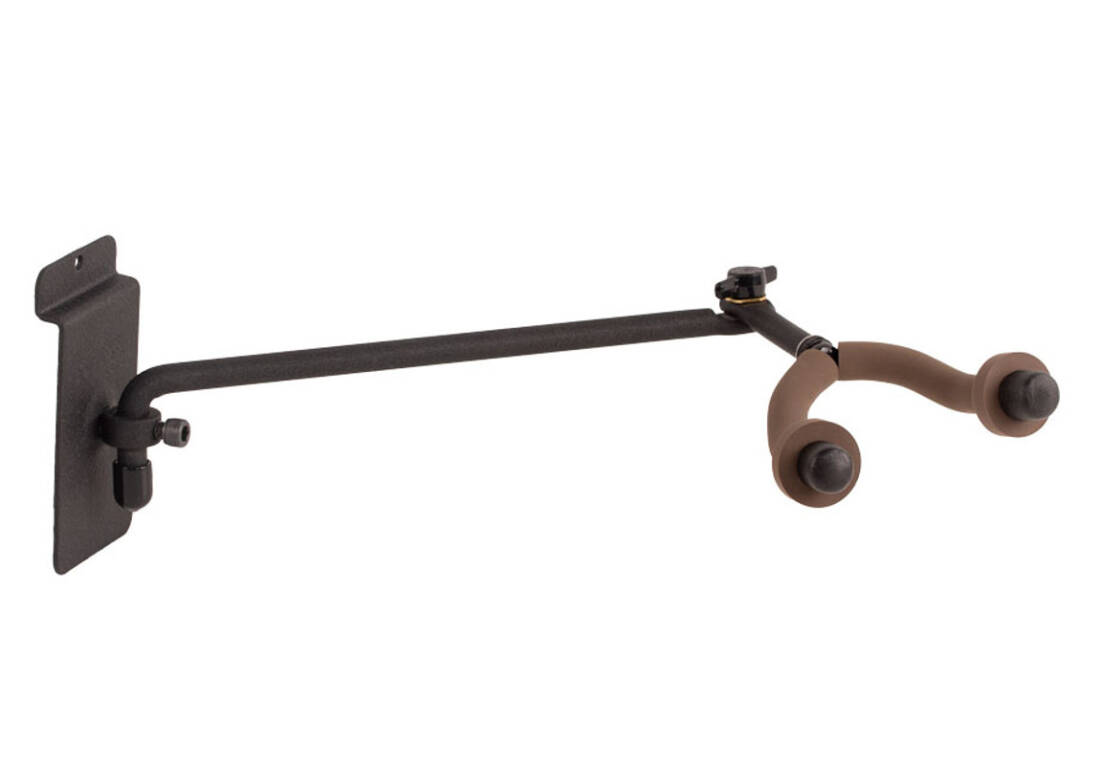 Slatwall Multi Angle Guitar Hanger - 8 Inch Arm