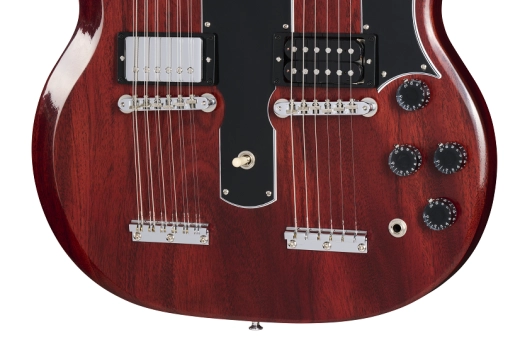 Jimmy Page EDS-1275 Doubleneck VOS Electric Guitar with Hardshell Case - \'69 Cherry