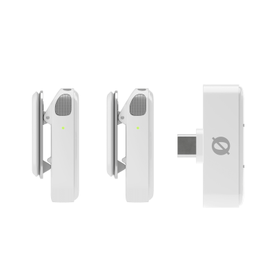 RODE Wireless Micro Ultra-Compact Wireless Microphone, USB-C - White