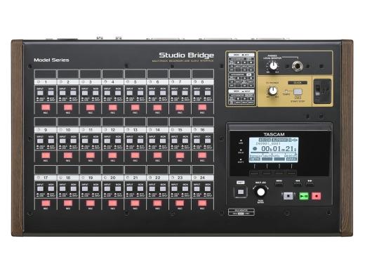 Tascam - Studio Bridge 24-Track Recorder and USB Audio Interface with MIDI