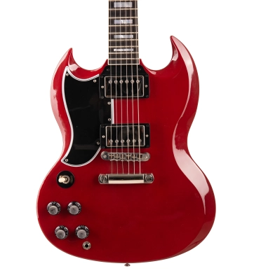 SG Custom Electric Guitar - Cardinal Red Gloss (Left Handed)