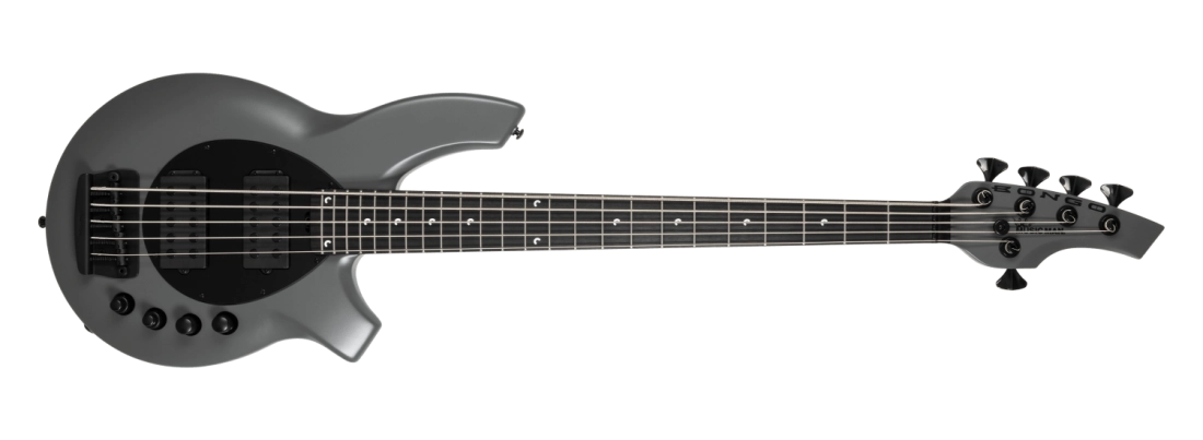 Bongo 5 5-String Electric Bass with Case - Titan Gray