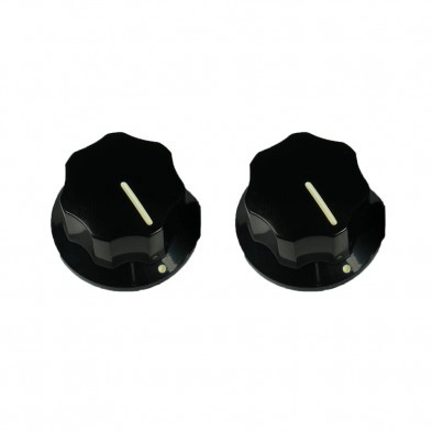 Knob Set for Fender Jaguar or Mustang - Black