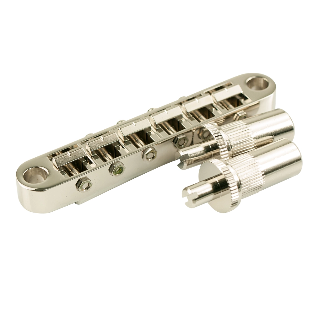 Gotoh Wide Tune-O-Matic Bridge with Large Posts - Nickel