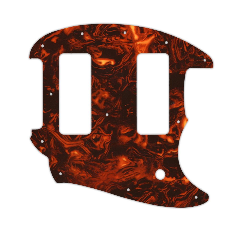 Custom Pickguard for Fender OffSet Series Mustang - Faux Tortoise