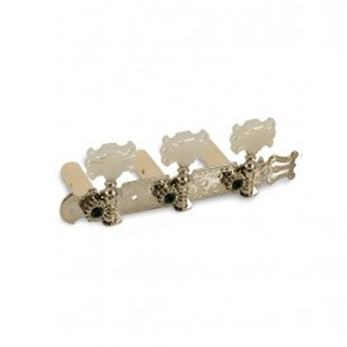 3-On-A-Plate Classical Tuning Machines, Nickel - Bass