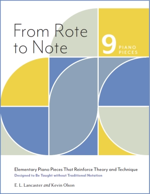 Frances Clark Center - From Rote to Note: 9 Piano Pieces - Lancaster/Olson - Piano - Book