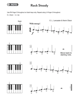 From Rote to Note: 9 Piano Pieces - Lancaster/Olson - Piano - Book