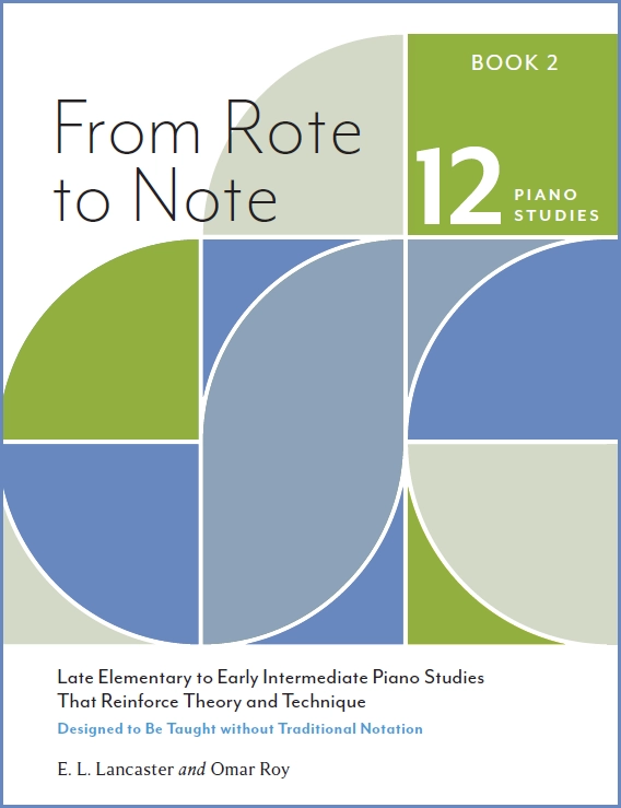 From Rote to Note, Book 2: 12 Piano Studies - Lancaster/Roy - Piano - Book