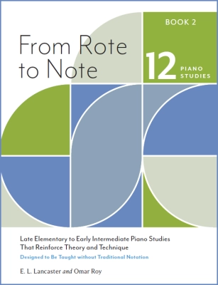 Frances Clark Center - From Rote to Note, Book 2: 12 Piano Studies - Lancaster/Roy - Piano - Book