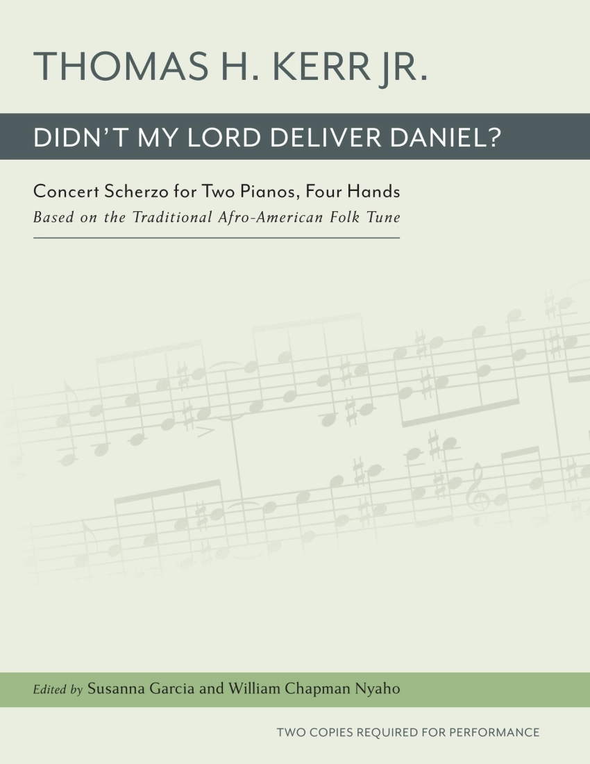 Didn\'t My Lord Deliver Daniel? - Kerr - Piano Duet (2 Pianos, 4 Hands) - Book