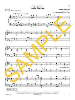 Grace Will Lead Me Home: Solos of Hope and Heaven - Love - Piano - Book