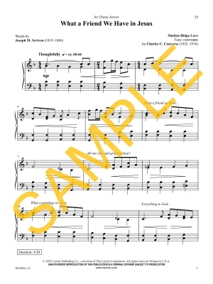 Grace Will Lead Me Home: Solos of Hope and Heaven - Love - Piano - Book