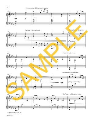 Grace Will Lead Me Home: Solos of Hope and Heaven - Love - Piano - Book