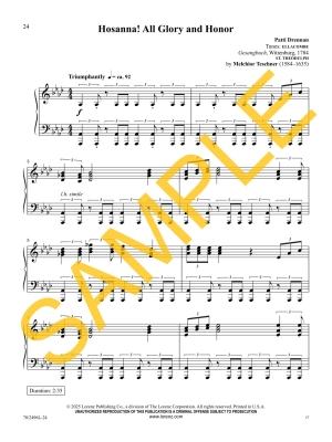 The Cross of Jesus: Reflections for Holy Week and Easter - Drennan - Piano - Book