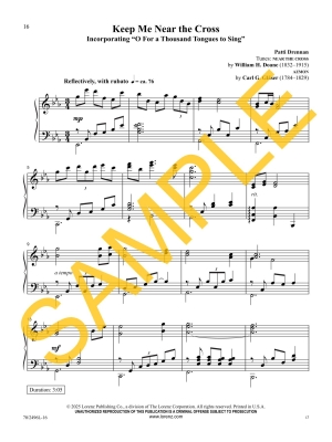 The Cross of Jesus: Reflections for Holy Week and Easter - Drennan - Piano - Book