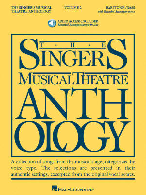 The Singer\'s Musical Theatre Anthology Volume 2 - Walters - Baritone/Bass Voice - Book/Audio Online