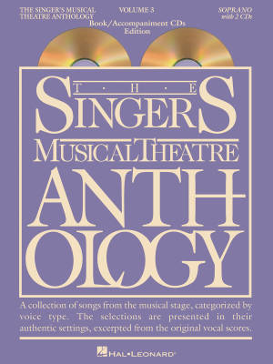 The Singer\'s Musical Theatre Anthology Volume 3 - Walters - Soprano Voice - Book/2 CDs