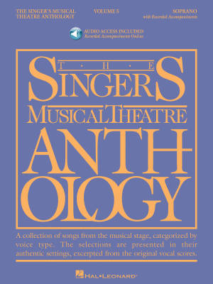 The Singer\'s Musical Theatre Anthology Volume 5 - Walters - Soprano Voice - Book/Audio Online