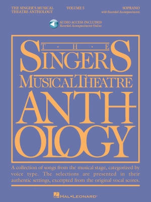 Hal Leonard - The Singers Musical Theatre Anthology Volume 5 - Walters - Soprano Voice - Book/Audio Online