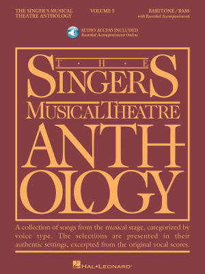 The Singer\'s Musical Theatre Anthology Volume 5 - Walters - Baritone/Bass Voice - Book/Audio Online