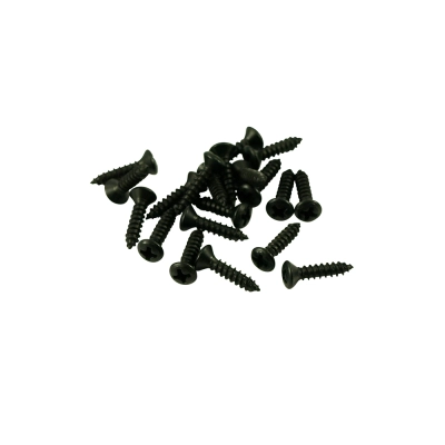 WD Music - Screws for Fender Pickguards - Black (20 Pack)