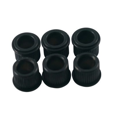 WD Music - 1/4 Adapter Bushing Set for Deluxe or Supreme Series Tuning Machines - Black