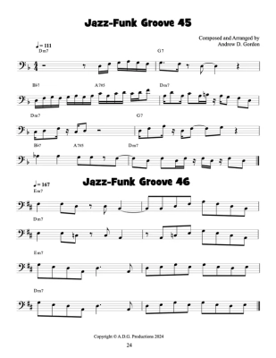 100 Ultimate Jazz-Funk Grooves For Trombone - Gordon - Trombone - Book/Audio Online