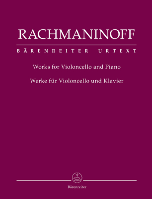Baerenreiter Verlag - Works for Violoncello and Piano - Rachmaninoff/Macchione - Cello/Piano - Book