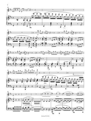 Sonata No. 4 D major Op. posth. - Franck/Pfefferkorn - Violin/Piano - Sheet Music