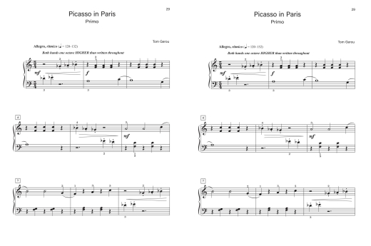Duettini, Book 1 - Gerou - Piano Duet (1 Piano, 4 Hands) - Book