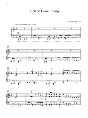 Of Shore & Sand - Johnson - Piano - Sheet Music