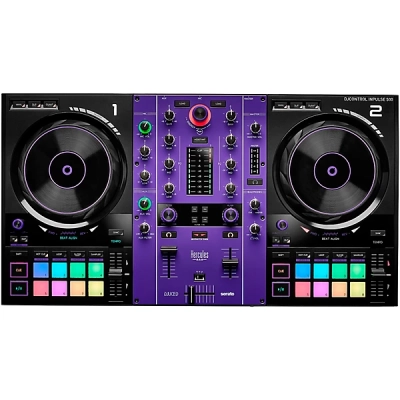 Hercules - DJControl Inpulse 500 Purple Edition 2-deck USB DJ Controller with Serato DJ/DJUCED