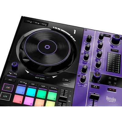 DJControl Inpulse 500 Purple Edition 2-deck USB DJ Controller with Serato DJ/DJUCED