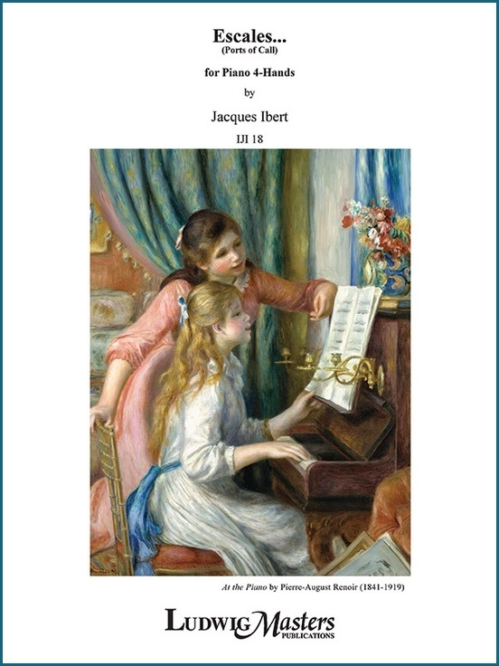 Escales (Ports of Call), IJI 18 - Ibert - Piano Duet (1 Piano, 4 Hands) - Book