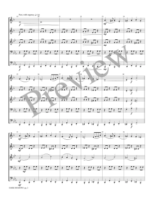 Dark Shadows - Meeboer - Brass Quintet - Score/Parts