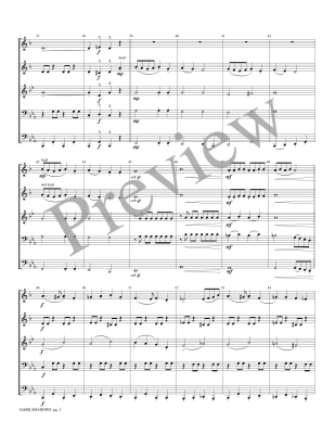 Dark Shadows - Meeboer - Brass Quintet - Score/Parts