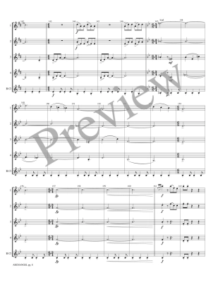 Archangel - Marlatt - 4 Clarinets/Bass Clarinet - Score Parts