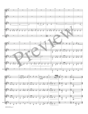 Archangel - Marlatt - 4 Clarinets/Bass Clarinet - Score Parts