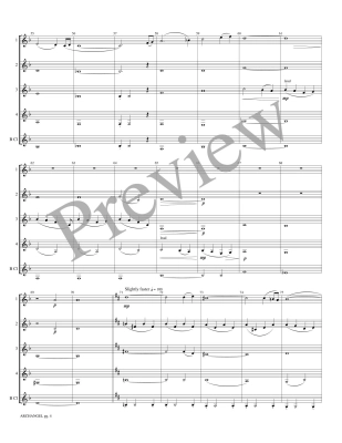 Archangel - Marlatt - 4 Clarinets/Bass Clarinet - Score Parts