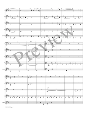 Archangel - Marlatt - 4 Clarinets/Bass Clarinet - Score Parts