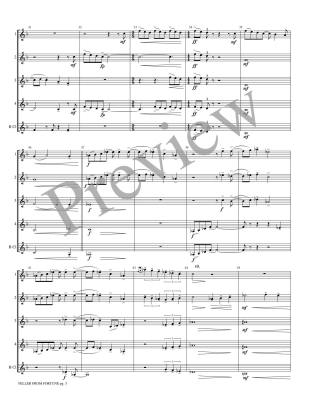 Feller From Fortune: Swing Around This One - Thomas - 4 Clarinets/Bass Clarinet - Score/Parts