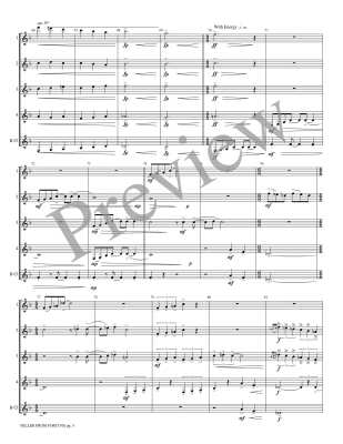 Feller From Fortune: Swing Around This One - Thomas - 4 Clarinets/Bass Clarinet - Score/Parts