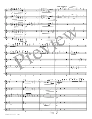 Feller From Fortune: Swing Around This One - Thomas - 4 Clarinets/Bass Clarinet - Score/Parts