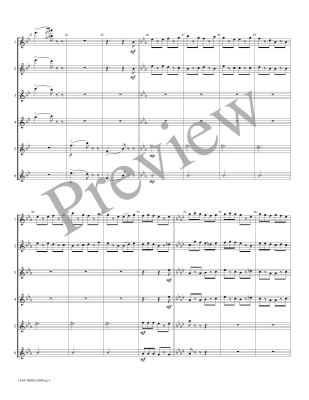 I Saw Three Ships - Traditional Carol/Marlatt - 6 Flutes - Score/Parts