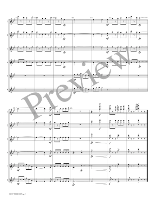 I Saw Three Ships - Traditional Carol/Marlatt - 6 Flutes - Score/Parts